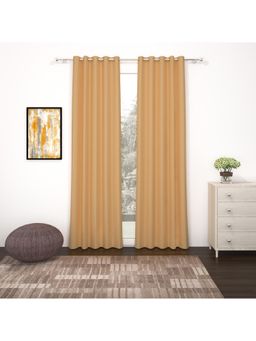 Story@Home - Blackout 300 GSM Polyester Curtain (Mustard)