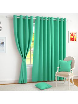 Story@Home - Blackout 300 GSM Polyester Curtain (Teal)