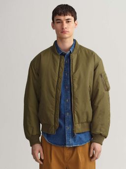 GANT - Men Green Solid Regular Fit Jacket