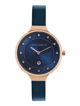 French Connection - Blue Analogue Watch For Women - FCP23URGM