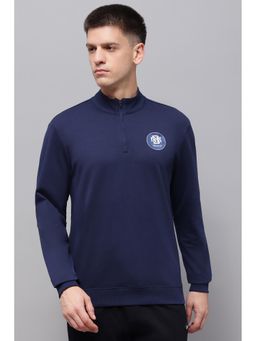 Reebok - Men Navy Blue Sweatshirt