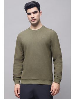 Reebok - Men Olive Sweatshirt