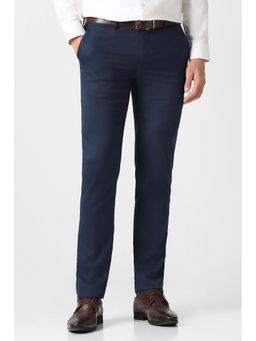 Van Heusen - Men Navy Blue Trousers