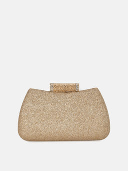Kazo - Gold Textured Clutch