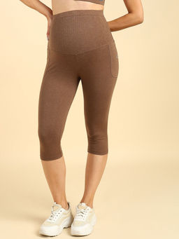 Zelena - Ultra Stretch Pregnancy Postpartum Capri for Women