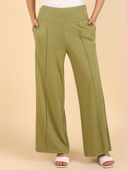 Zelena - Women Maternity 100% Modal Palazzo Pants with Adjustable Band & Pockets