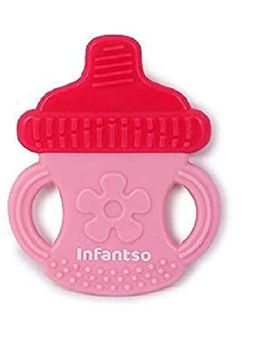 INFANTSO - Non-Toxic Food-Grade Silicone Baby Teether, BPA-Free Teething