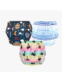 Chinmay Kids - Npanty16 Baby Panty Boys and Girls Reusable Waterproof Printed Panty (Pack of 3)