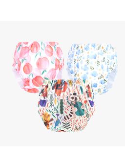 Chinmay Kids - Npanty22 Baby Panty Boys and Girls Reusable Waterproof Printed Panty (Pack of 3)