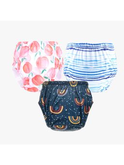 Chinmay Kids - Npanty25 Baby Panty Boys and Girls Reusable Waterproof Printed Panty (Pack of 3)