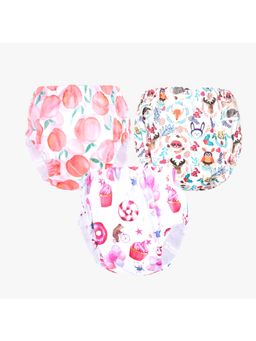 Chinmay Kids - Npanty27 Baby Panty Boys and Girls Reusable Waterproof Printed Panty (Pack of 3)