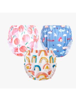 Chinmay Kids - Npanty28 Baby Panty Boys and Girls Reusable Waterproof Printed Panty (Pack of 3)