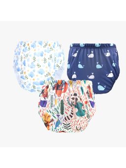 Chinmay Kids - Npanty31 Baby Panty Boys and Girls Reusable Waterproof Printed Panty (Pack of 3)