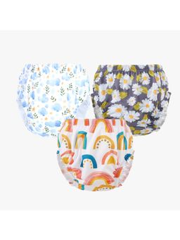 Chinmay Kids - Npanty37 Baby Panty Boys and Girls Reusable Waterproof Printed Panty (Pack of 3)