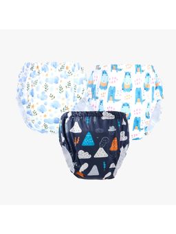 Chinmay Kids - Npanty39 Baby Panty Boys and Girls Reusable Waterproof Printed Panty (Pack of 3)