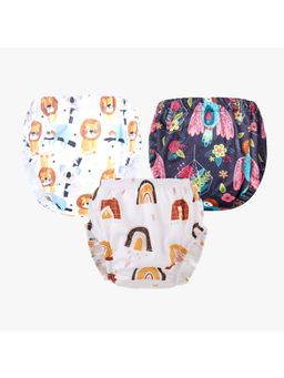 Chinmay Kids - Npanty49 Baby Panty Boys and Girls Reusable Waterproof Printed Panty (Pack of 3)