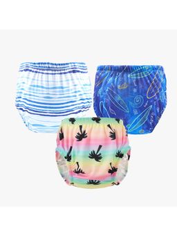 Chinmay Kids - Npanty60 Baby Panty Boys and Girls Reusable Waterproof Printed Panty (Pack of 3)