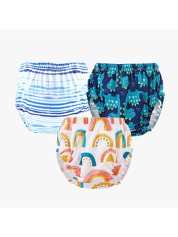 Chinmay Kids - Npanty62 Baby Panty Boys and Girls Reusable Waterproof Printed Panty (Pack of 3)