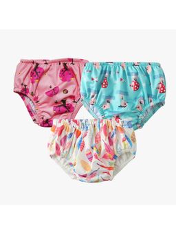 Chinmay Kids - Npanty66 Baby Panty Boys and Girls Reusable Waterproof Printed Panty (Pack of 3)