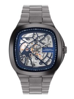 French Connection - Blue Stainless Steel Square Watch FCA16UGNM (Medium)