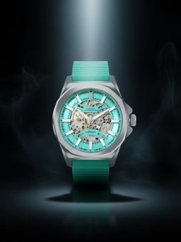 French Connection - Blue Silicon Round Watch FCA23UL (Medium)