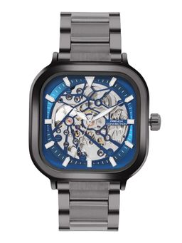 French Connection - Blue Stainless Steel Square Watch FCA27GNM (Medium)