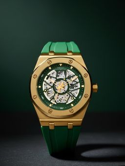 French Connection - Green Silicon Hexagon Watch FCA28GR (Medium)