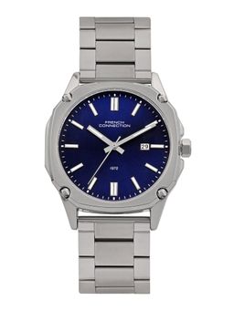 French Connection - Blue Stainless Steel Round Watch FCH01USM (Medium)