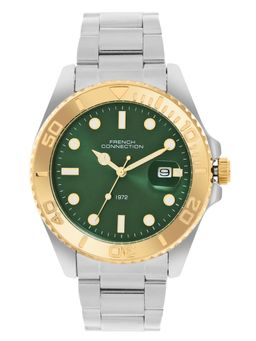 French Connection - Green Stainless Steel Round Watch FCH17NSM (Medium)