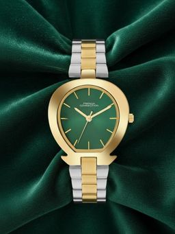 French Connection - Green Stainless Steel Asymmetrical Watch FCH24NTM (Medium)