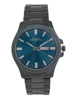 French Connection - Blue Stainless Steel Round Watch FCN0121UGNM (Medium)