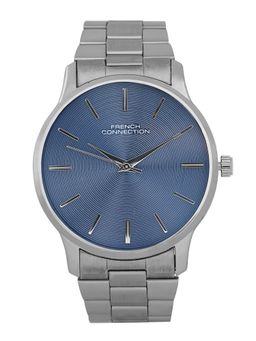 French Connection - Blue Stainless Steel Round Watch FCN0162GNM (Medium)
