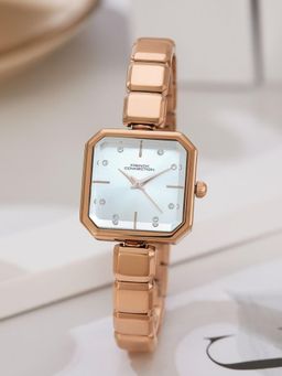 French Connection - Silver Stainless Steel Square Watch FCN0168SRGM (Medium)
