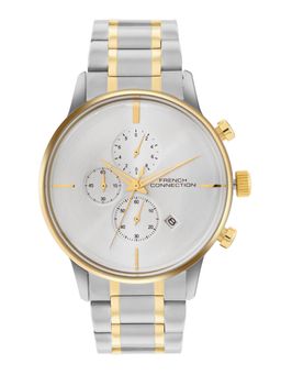 French Connection - Silver Stainless Steel Round Watch FCO5TM (Medium)