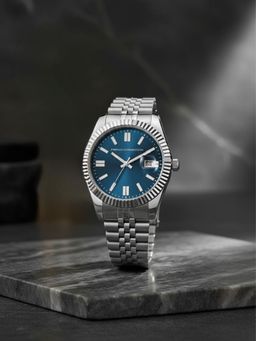 French Connection - Blue Stainless Steel Round Watch FCP41SM-U (Medium)