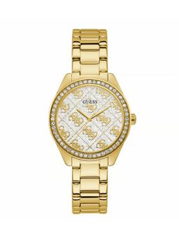 Guess - White Stainless Steel Round Watch Gw0001L2 (Large)
