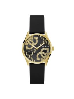 Guess - Black Silicon Round Watch Gw0755L3 (Large)