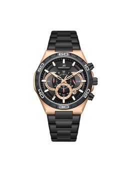 Kenneth Scott - Black Stainless Steel Round Watch K26101-KBBB (Medium)