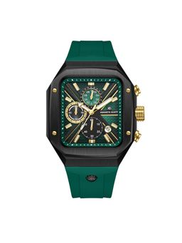 Kenneth Scott - Black Silicon Square Watch K26104-BSHB (Medium)