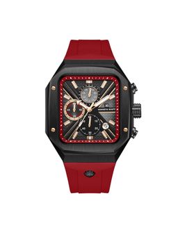 Kenneth Scott - Black Silicon Square Watch K26104-BSRB (Medium)