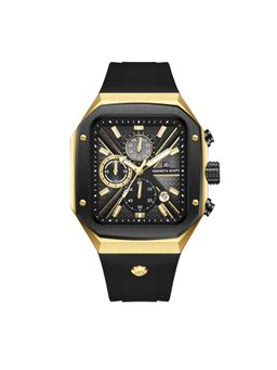 Kenneth Scott - Black Silicon Square Watch K26104-TSBB (Medium)