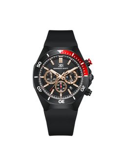 Kenneth Scott - Black Silicon Round Watch K26116-BSBB (Medium)