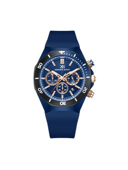 Kenneth Scott - Blue Silicon Round Watch K26116-NSNN (Medium)