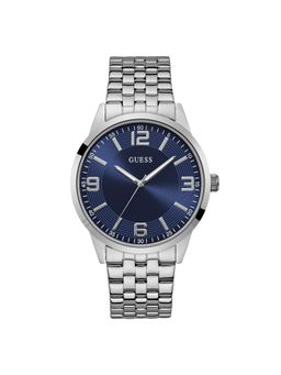Guess - Blue Stainless Steel Round Watch U1413G1M (Large)