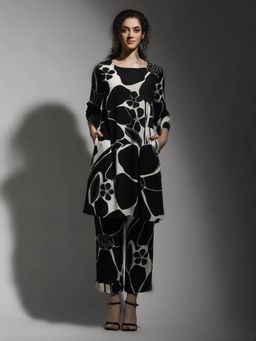 Dora Dori - Relaxed Fit Floral Printed Kurta & Pant (Set of 2)