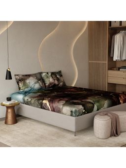 Stoa Paris - Louvre 300 Tc Dance Of The Forest Fitted Bedsheet with 2 Pillow Covers (King)