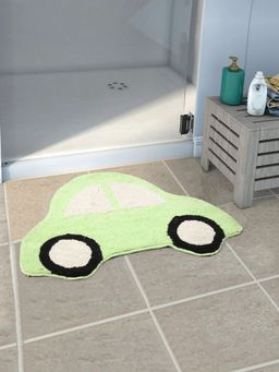 Saral Home - Microfiber Anti-Skid Bathmat - (Green, 45 x 70 cm)