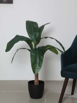 ARICK DECOR - Artificial Banana Plants For Indoor & Outdoor with Pot For (140 Cm Tall)