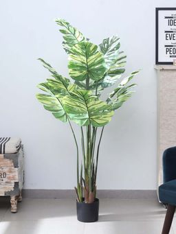 ARICK DECOR - Artificial Monstera Plants For Indoor & Outdoor with Pot For