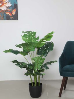 ARICK DECOR - Artificial Monstera Plants For Indoor & Outdoor with Pot